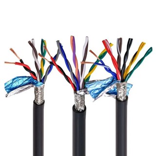  Cáp xoắn RVSP Cặp được bảo vệ 26   24   22   20   18AWG 2   4   6   8 lõi RS485 Dây điều khiển tín hiệu Dây đồng đóng hộp Cáp âm thanh 