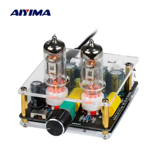 Aiyima Nâng cấp Bộ khuếch đại tiền khuếch đại ống 6A2 HiFi Preamp Bile Buffer Audio Amp Loa Khuếch đại âm thanh Rạp hát tại nhà DIY