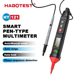 Đồng hồ vạn năng habotest ht121 kỹ thuật số 600v dc/ ac rms 4000 số đếm chính xác nvc phát hiện trình tự dây trực tiếp