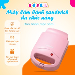 Máy nướng bánh Sandwich 2 mì Chiên nướng Chảo chống dính bền chắc