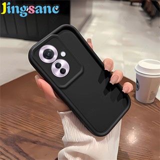Ốp silicon màu trơn cho oppo reno 11f 5g ốp điện thoại tpu mềm bảo vệ toàn bộ camera chống sốc ốp lưng đơn giản hz30-2