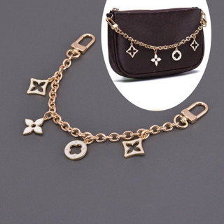 Túi Hoa Cũ Trang Trí Dây Xích Khóa Đôi Kim Loại Dây Xích Túi Phụ Kiện DIY Handmade Dây Xích Túi Đeo Vai Trang Sức Tinh Tế Dây Xích Treo