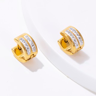  Không Gây Dị Ứng 9MM Mạ Vàng Titan   Thép Không Gỉ Mini Hoop Bông Tai Nữ Bé Trai Bé Gái Trẻ Em Punk Vòng Tròn Nhỏ Bông Tai Quà Tặng 