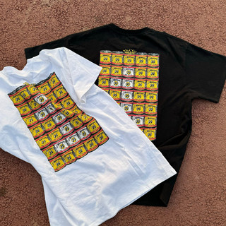 ((100% Cotton) American Retro Motorcycle mooneyes Áo thun ngắn tay Cotton nguyên chất thông thường Nam Nữ