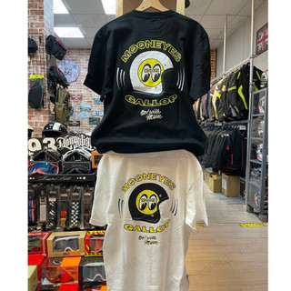 ((100% Cotton) Áo thun ngắn tay có thương hiệu Mooneyes Mắt trăng