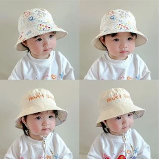 Mũ Tai Bèo Cotton Hai Mặt Siêu Mỏng Dễ Thương Chất Lượng Cao Cho Bé 0-5 Tuổi