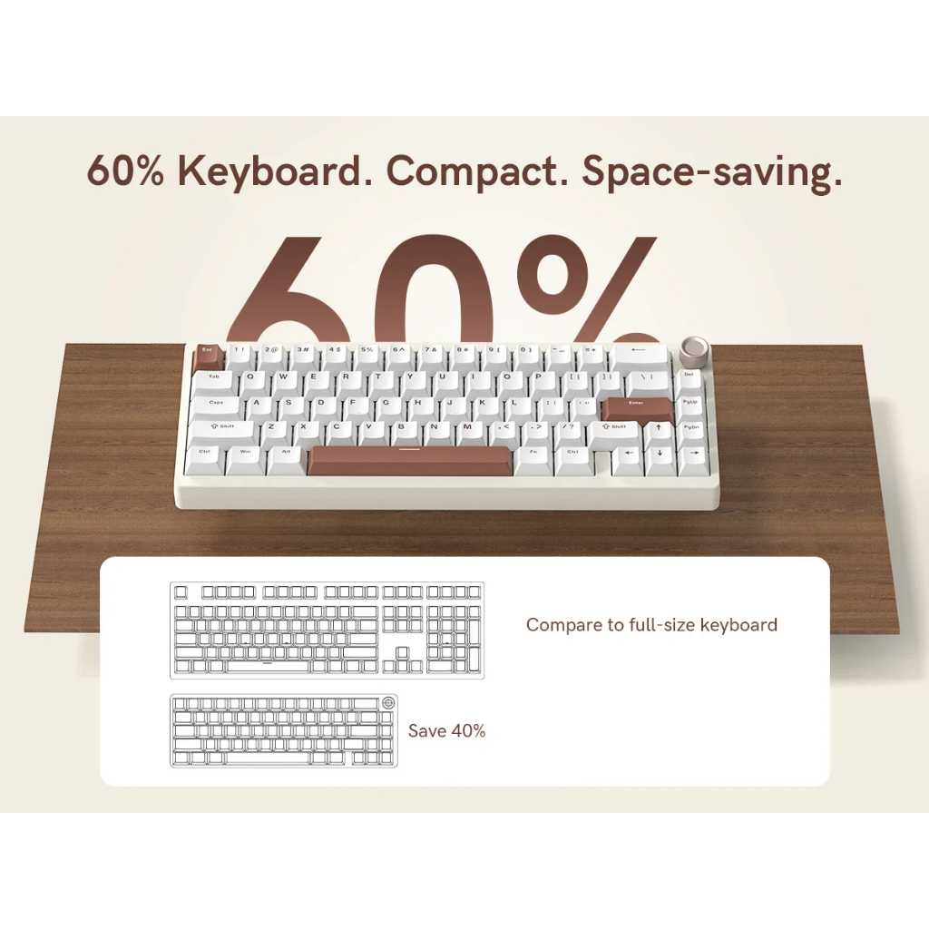 Bàn phím cơ không dây WOMIER SK65 QMK / VIA có núm 65% Đệm Nhôm 3 chế độ Bàn phím có thể gập lại nóng cho PC Máy tính xách tay | BigBuy360 - bigbuy360.vn