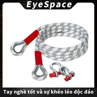 Dây kéo ô tô ngoài trời địa hình xe kéo dây cứu hộ khẩn cấp dày 25 tấn dây kéo dây