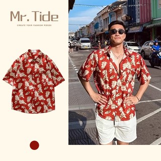 Áo Sơ Mi Hawaii Tay Ngắn In Hình Áo Sơ Mi Thường Ngày Ngoại Thương Kinh Doanh Thường Ngày Cao Cấp Tùy Chỉnh Mùa Hè Bán Chạy
