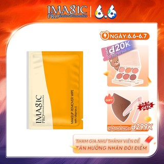 Khăn tẩy trang IMAGIC 8ml bằng cotton chứa khoáng chất sử dụng một lần 10g