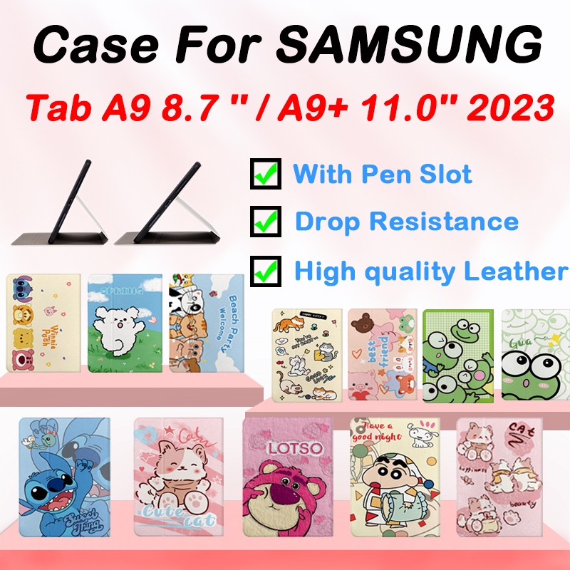 Dành Cho Samsung Galaxy Tab A9 A9 + 5G 11.0 Inch 8.7 Inch 2023 Chất Lượng Cao Có Khe Cắm Bút Hoạt Hì