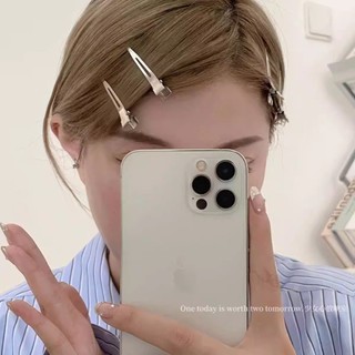 Kẹp tóc mỏ vịt cầm tay không đường may tạo kiểu tóc