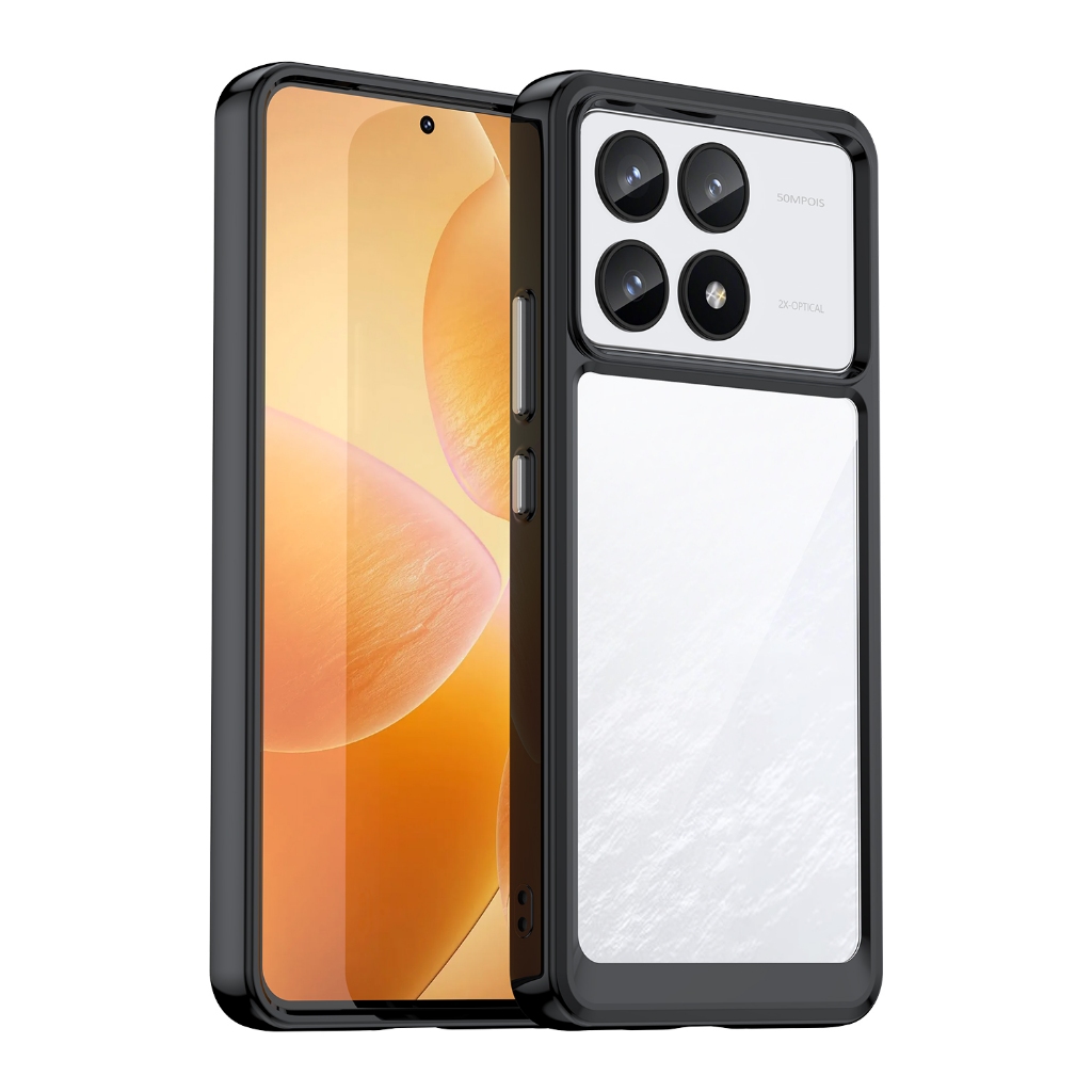 Ốp Lưng Cho Redmi K70 K60 K50 K40 Pro Ốp Lưng Trong Suốt Cứng Cho Xiaomi Redmi K70 K60 K50 Ultra K70