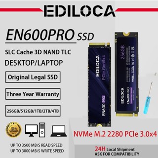 PCIe 3.0_3500MB/s Ổ Cứng SSD Ediloca EN600 Pro 256GB 512GB 1TB 2TB PCLE 3.0x4 NVMe M.2 2280 Solid State Drive Thích Với PC Laptop
