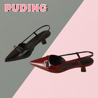 Giày cao gót nữ cao gót nữ đầu nhọn mới phía sau rỗng dép mát mẻ đa năng retro mùa hè kiểu Pháp cổ tích dép