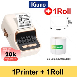 【TẶNG 1 Rolls Máy in nhãn Nhà sản xuất thẻ máy in mini Máy in ảnh màu đen xách tay Bluetooth Tag Giá Sticker cho gia đình sinh viên