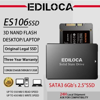 [Choice] Chính Hãng Ổ Cứng SSD Ediloca ES106 2.5 "SATA III 256GB 128GB 512GB Cho PC hoặc Máy Tính Xách Tay