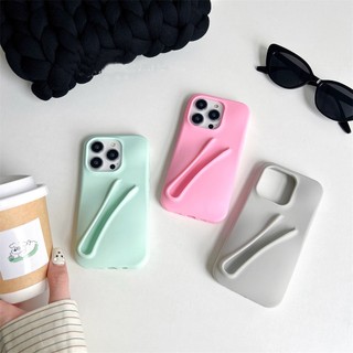 Dành Cho iPhone 11 12 13 14 Plus 15 Pro Max 6 6S 7 8 X XS XR Thiết Kế Mới Son Bóng Son Môi Son Dưỡng Môi Giá Đỡ 3D Trang Điểm Vỏ Điện Thoại Silicon