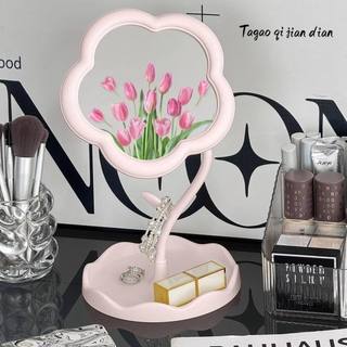 Worthbuy Gương để bàn hình hoa hồng