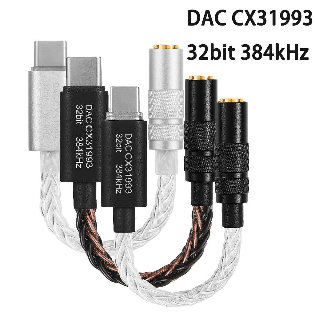 Conexant CX31993 USB Loại C Tai Nghe DAC Tai Nghe Amp Đầu Ra 3.5 Mm Cho Android Windows10 Cuộc Gọi Đ