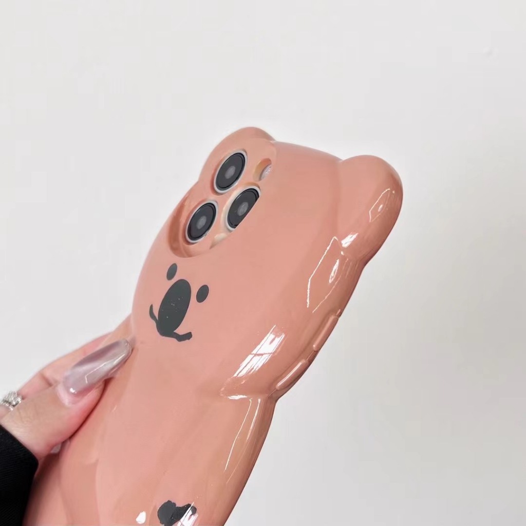 Ốp điện thoại tpu mềm hình gấu nâu 3D siêu dễ thương cho iphone 15promax 14 14 pro 14 plus 14 pro max 13 pro max 12 pro max 11 pro max XS max XR X XS