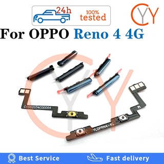 Nút âm lượng công tắc nguồn nút tắt cáp mềm cho phụ tùng thay thế cáp oppo reno 4 4g cph2113