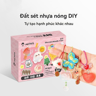Đất sét trong suốt đất sét nhựa Trẻ Em Handmade Siêu Nhẹ Đất Sét Tự Làm Nhiệt dẻo Đất Sét Pha Lê Đất Sét Không Nhựa Trong Suốt Handmade Tự Làm Bộ Chất Liệu Làm Gói