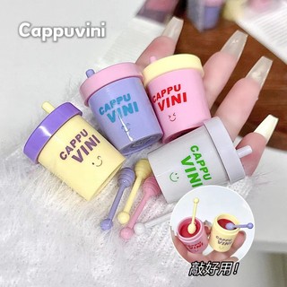 Cappuvini dâu son môi kem son môi vaseline mật ong son môi dưỡng ẩm không hôi