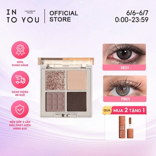 INTO YOU Bảng Mắt Firework Màu Đất Matte Dành Cho Người Mới