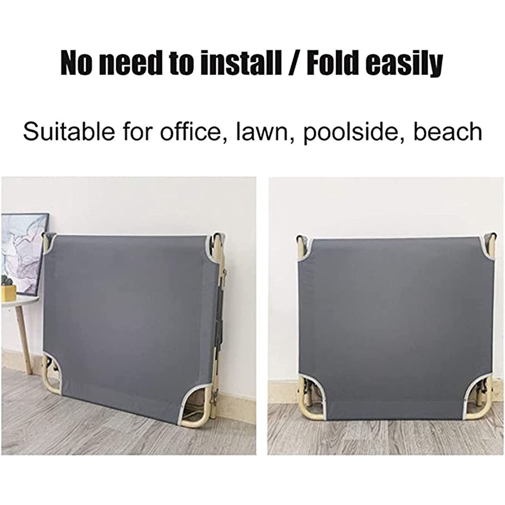 Giường ngủ đơn BEIDUOYANG gấp gọn tiện lợi dùng ngủ trưa cho văn phòng / cắm trại / bệnh viện | BigBuy360 - bigbuy360.vn