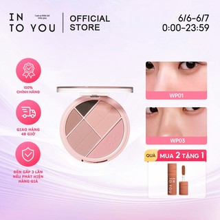 INTO YOU wiggle wiggle Bảng Phấn Năm Màu Cho Mắt và Má Hồng, Eyeliner Đa Năng