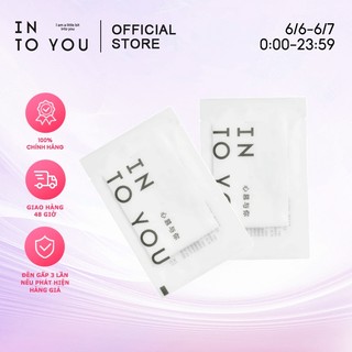 INTO YOU Khăn Tẩy Trang Tiện Lợi Vệ Sinh Gói Đơn