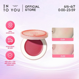 INTO YOU Phấn Má Đơn Sắc Matte Highlight Tạo Khối Cho Khuôn Mặt Trang Điểm Nâng Tông Da