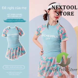 Đồ bơi bé gái Bộ Đồ Bơi Kiểu Công Chúa Dễ Thương Cho Bé Gái 3-11 Tuổi