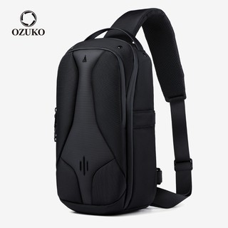 Ozuko Dung Tích Lớn Thời Trang Nam Túi Đeo Vai Nhiều Túi Chống Thấm Nước Ngoài Trời Túi Đeo 