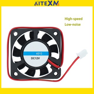 4010 dc 12v máy tính cpu làm mát quạt làm mát mini 40 10 mm turbo quạt xả cho ender 3 cr10 3d máy in