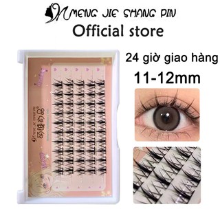 Mengjieshangpin lông mi giả năm hàng lông mi ma quỷ mềm mại trang điểm khỏa thân Nhật Bản 11-12mm