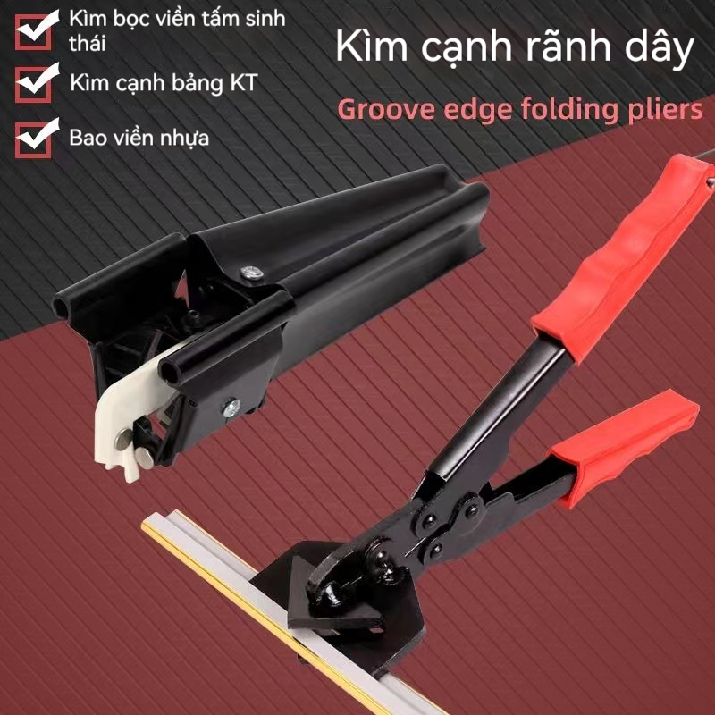 90 Độ KT Kìm Góc Phải Kìm Dải Bên Kìm Cắt Cạnh Kéo KT Tấm Cạnh Dải Kìm Hình Chữ U Ed