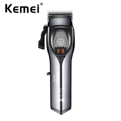 Máy cắt tóc chuyên nghiệp Kemei 10000RPM Động cơ từ tính Máy cắt tóc Máy cắt tóc không dây có thể sạc lại Tông đơ cho nam giới