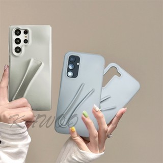 Dành Cho Samsung Galaxy S24 Ultra S23 A14 A16 A54 3D Son Bóng Son Môi Son Dưỡng Môi Giá Đỡ Trang Điểm Mềm TPU