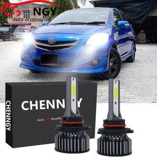 Dành Cho Xe Toyota Vios 2006 Đến 2013 - 2 Cái / bộ Đèn LED Trắng 6000K Bóng Đèn Pha Trước Bộ Chuyển Đổi 12-24V Thay Thế Halogen