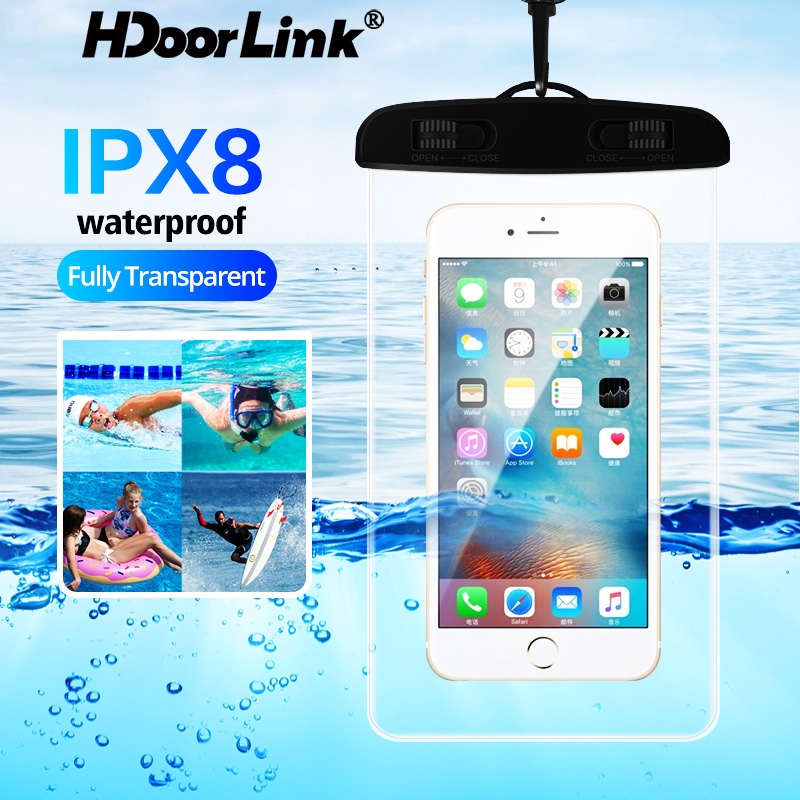 Túi Đựng Điện Thoại Chống Nước Trong Suốt Cho Xiaomi Samsung iP IPX8