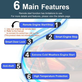 Car Remote Engine Starters Button Door Lock Keyless Entry System Central Locking Alarm System Kit