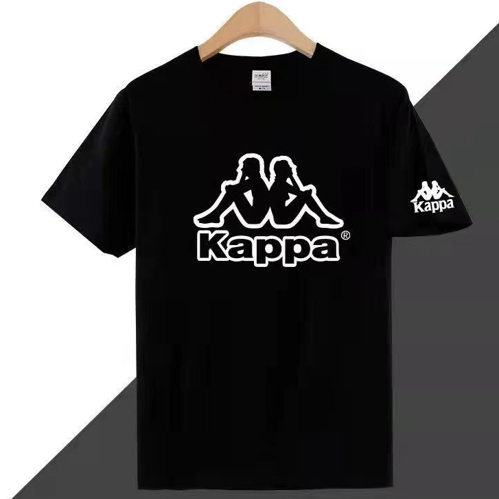 ((Cotton Nguyên Chất) KAPPA KAPPA / Tựa Lưng Mùa Hè Cotton Nguyên Chất Nam Nữ Áo Thun Thể Thao Tay N