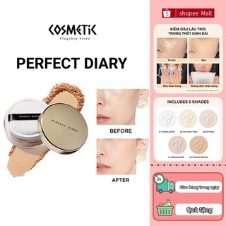 Phấn phủ perfect dairy bột phấn phủ Kiểm soát dầu chống nước PERFECT DIARY có sẵn 3 màu 7g