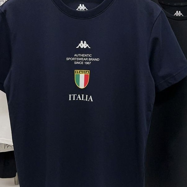 ((Cotton Nguyên Chất) Áo Thun Nam Kappa Kappa Thể Thao Ngắn Tay Mùa Hè Phong Cách Mới Hàng Có Sẵn