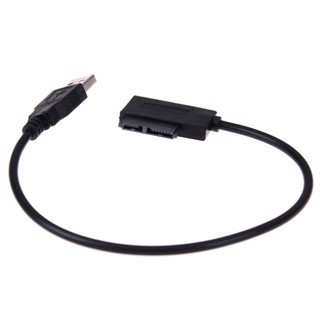 E-woitd Usb sang 7 + 6 13pin mỏng sata / ide cd dvd rom ổ đĩa quang bộ chuyển đổi cáp HNVN