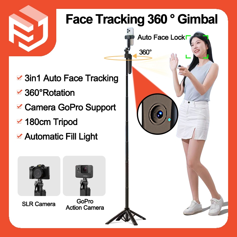 360° Ai Theo Dõi Điện Thoại Thông Minh Gimbal 180cm Ổn Định Điện Thoại Gimbal Có Theo Dõi Mặt Gimbal