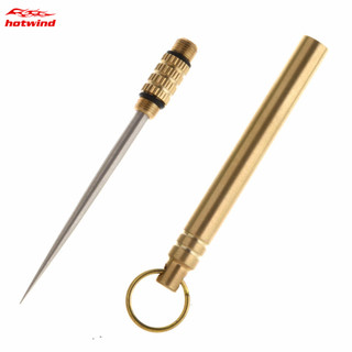 Hotwind Titanium Toothpick Keychain Multi-Purpose Outdoor Camping Tool More Durable Than Floss