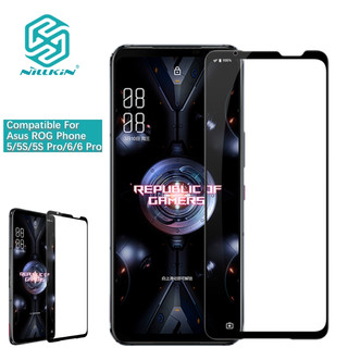 Nillkin cho asus rog phone 5 5s 6 pro / rog phone 8 cp + pro chống nổ cao trong suốt bảo vệ toàn diện kính cường lực bảo vệ màn hình phim